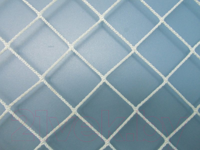 Футбольная сетка Luxsol Безузловая 7.5x2.5x0.5/0.5 (2.2мм, белый)