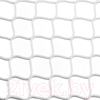 Сетка хоккейная Luxsol Безузловая 1.83x1.22x0.6/1.12м (2.8мм, белый)
