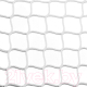 Сетка хоккейная Luxsol Безузловая 1.83x1.22x0.6/1.12м (2.8мм, белый) - 