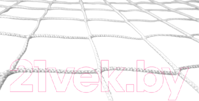 Теннисная сетка Luxsol Безузловая упрощенная 12.6x1.08м (2.2мм, без ленты, белый)