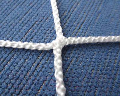 Сетка волейбольная Luxsol Безузловая упрощенная 8.5x1м (2.2мм, без ленты, белый)