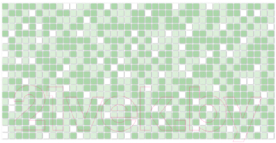 Панель ПВХ Grace Мозаика Зеленая (955x480x3.5мм)