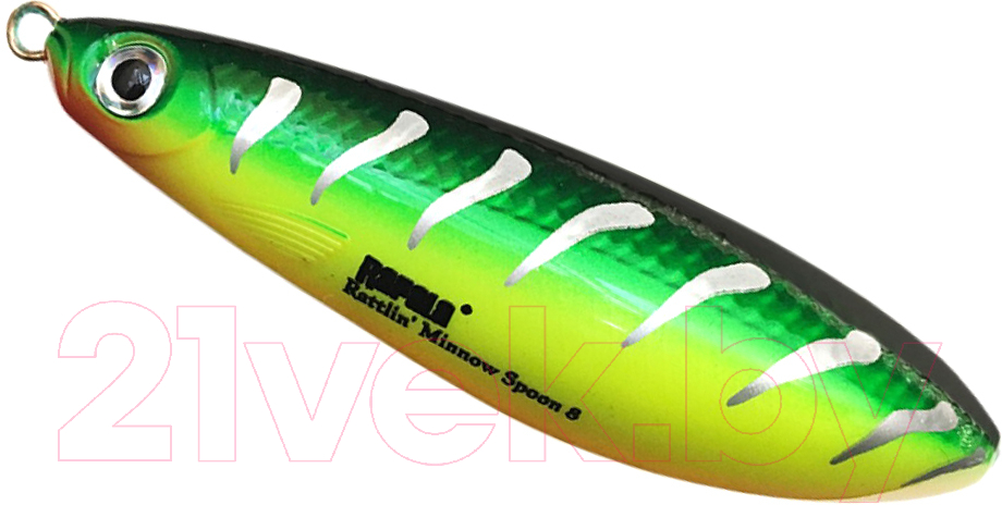 Блесна Rapala Rattlin Minnow Spoon / RMSR08-FRB