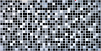 Панель ПВХ Grace Мозаика Черная (955x480x3.5мм) - 