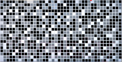 Панель ПВХ Grace Мозаика Черная (955x480x3.5мм)