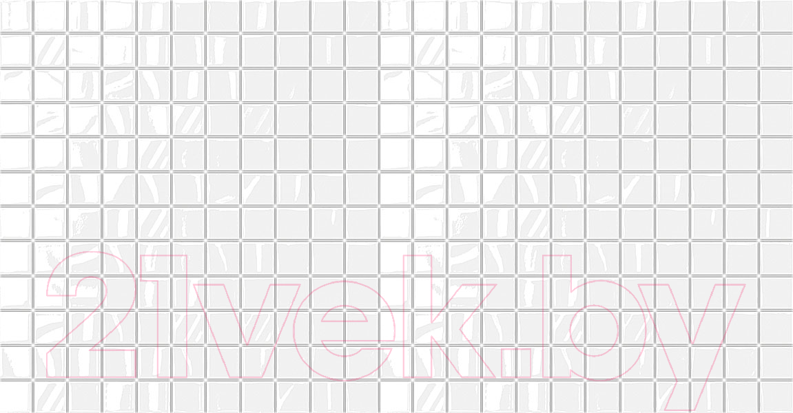 Панель ПВХ Grace Мозаика Белая (955x480x3.5мм)