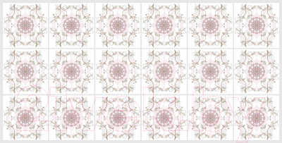 Панель ПВХ Grace Мозаика Цветочный орнамент