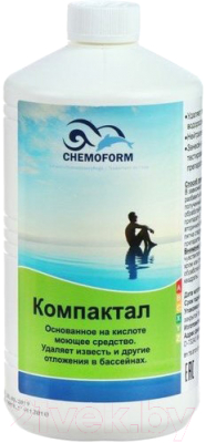 Средство для очистки бассейна Chemoform Компактал (1л)