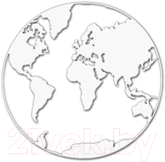 Декор настенный Arthata Земной шар 40x40-V / 060-1 (белый) — фото 1
