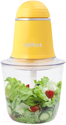Измельчитель-чоппер Kitfort KT-3016-5 (желтый)