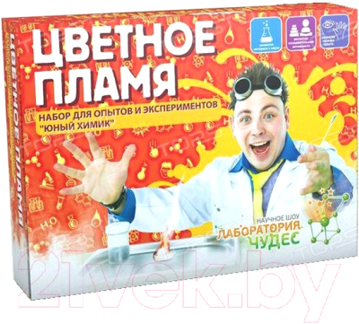 

Набор для опытов Инновации для детей, Цветное пламя / 504
