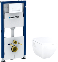 

Унитаз подвесной с инсталляцией, Tetra TP326-11CB00E-0000 + KC2103.01.0000E + 458.128.11.1
