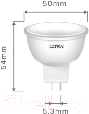 Лампа Ultra LED-MR16-8.5W-4000K