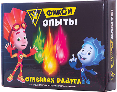 

Набор для опытов Инновации для детей, Фикси Огненная радуга / 855