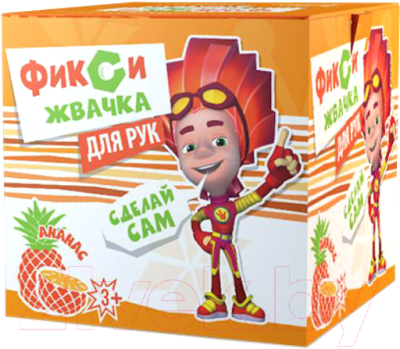 

Набор для создания слайма Инновации для детей, Фикси-жвачка для рук. Ананас / 885
