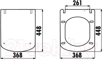 Изображение товара Унитаз подвесной с инсталляцией Creavit Elegant EG321-11CB00E-0000 + KC1103.01.0000E + 458.124.21.1