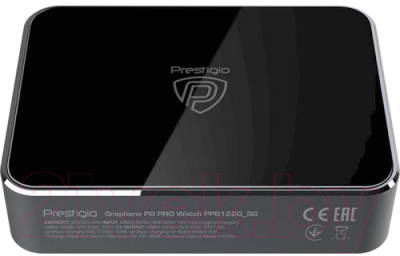 Портативное зарядное устройство Prestigio Graphene PD Pro Watch / PPB122G-SG