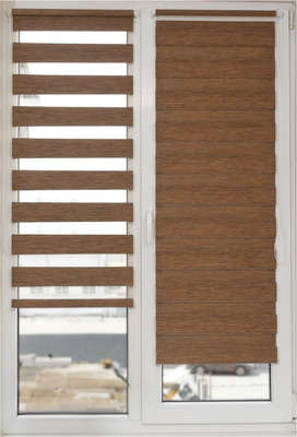 Рулонная штора АС МАРТ Вудэн 72x160 (кофейный) - 