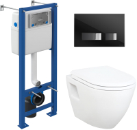 

Унитаз подвесной с инсталляцией Creavit, Terra TP325-51CB00E-0000