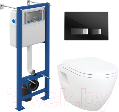 

Унитаз подвесной с инсталляцией Creavit, Terra TP325-51CB00E-0000