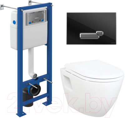 

Унитаз подвесной с инсталляцией Creavit, Terra TP325-51CB00E-0000