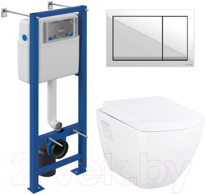 

Унитаз подвесной с инсталляцией Creavit, Tetra TP326-11CB00E-0000
