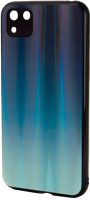 Чехол-накладка Case Aurora для Huawei Y5p / Honor 9S (черный/синий) - 