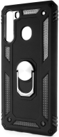 Чехол-накладка Case Defender для Galaxy A21 (черный) - 