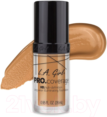 

Тональный крем L.A.Girl, PRO.coverage Liquid Foundation Nude Beige GLM645