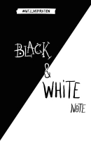 Записная книжка Эксмо Black & White Note / 9785699940820 - 