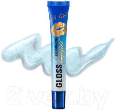 

Блеск для губ L.A.Girl, Gloss Topper Kaleidoscope Holographic Blue GLG573