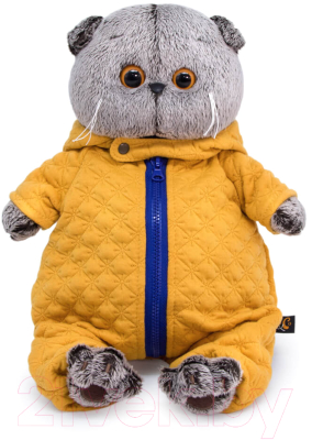 

Мягкая игрушка Budi Basa, Басик в стеганом комбинезоне / Ks25-164