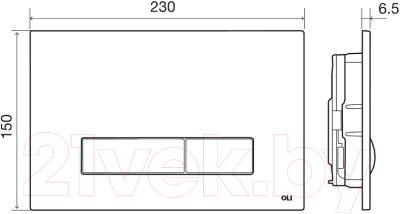 Инсталляция для унитаза Oli Expert 82 / 721703 + 139185 (глянцевый хром)