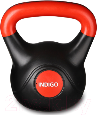 Гиря Indigo IN125 (4кг, черный/красный)