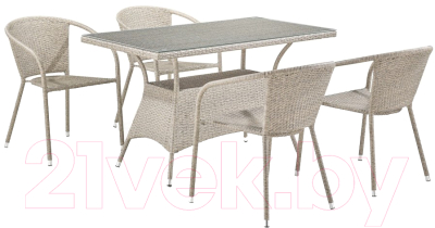 

Комплект садовой мебели Afina Garden, T198D/Y137C-W85