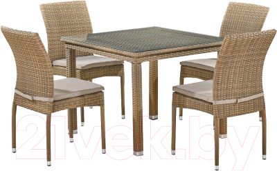 

Комплект садовой мебели Afina Garden, T257B/Y380B-W65