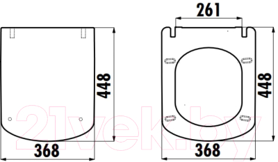Унитаз подвесной с инсталляцией Creavit Elegant EG321-11CB00E-0000 (KC1103.01.0000E + S-IN-MZ-VECTOR + P-BU-MOV/Blg/Gl)