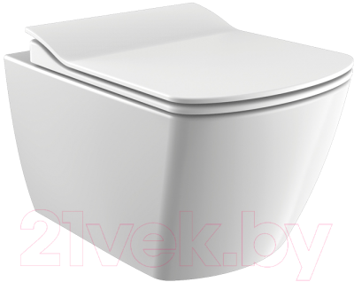Унитаз подвесной с инсталляцией Creavit Elegant EG321-11CB00E-0000 (KC1103.01.0000E + S-IN-MZ-VECTOR + P-BU-MOV/Blg/Gl)
