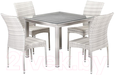 

Комплект садовой мебели Afina Garden, T257A/Y380-W85-90x90