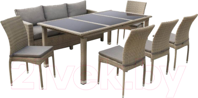 

Комплект садовой мебели Afina Garden, T365/S65/Y380B-W65
