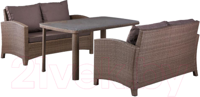 Комплект садовой мебели Afina Garden T51A/S58A-W773 (Brown)