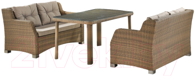 

Комплект садовой мебели Afina Garden, T51B/S51B-W65