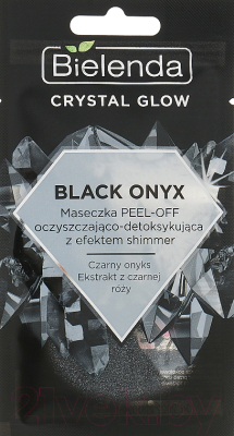 

Маска для лица гелевая Bielenda, Crystal Glow Black Onyx Peel-Off очищающая c эффектом мерцания