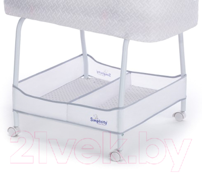 Детская кроватка Simplicity Колыбель Auto с системой автоукачивания / GL4010 (Conifer White)