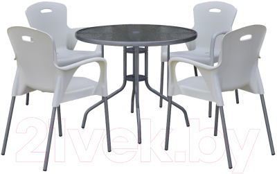 

Комплект садовой мебели Afina Garden, TD90/XRF065BW-White