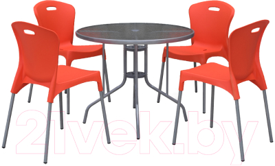 

Комплект садовой мебели Afina Garden, TD90/XRF065AO-Orange