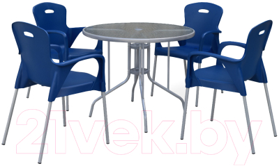 

Комплект садовой мебели Afina Garden, TD90/XRF065BB-Blue