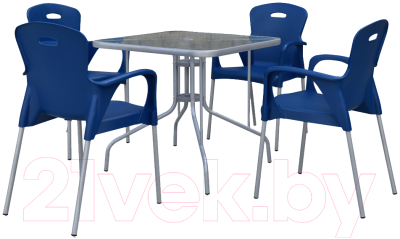 

Комплект садовой мебели Afina Garden, TL80x80/XRF065BB-Blue