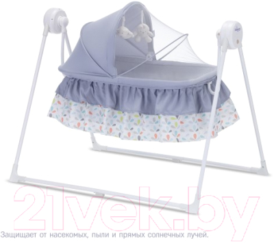 Детская кроватка Simplicity Колыбель Auto с системой автоукачивания / 3010 (Gray)