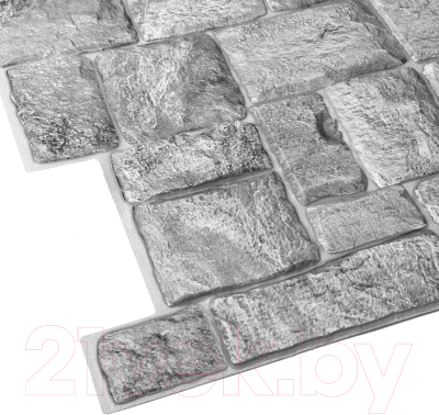 Панель ПВХ Grace Камень Натуральный серый (980x490x3.5мм)